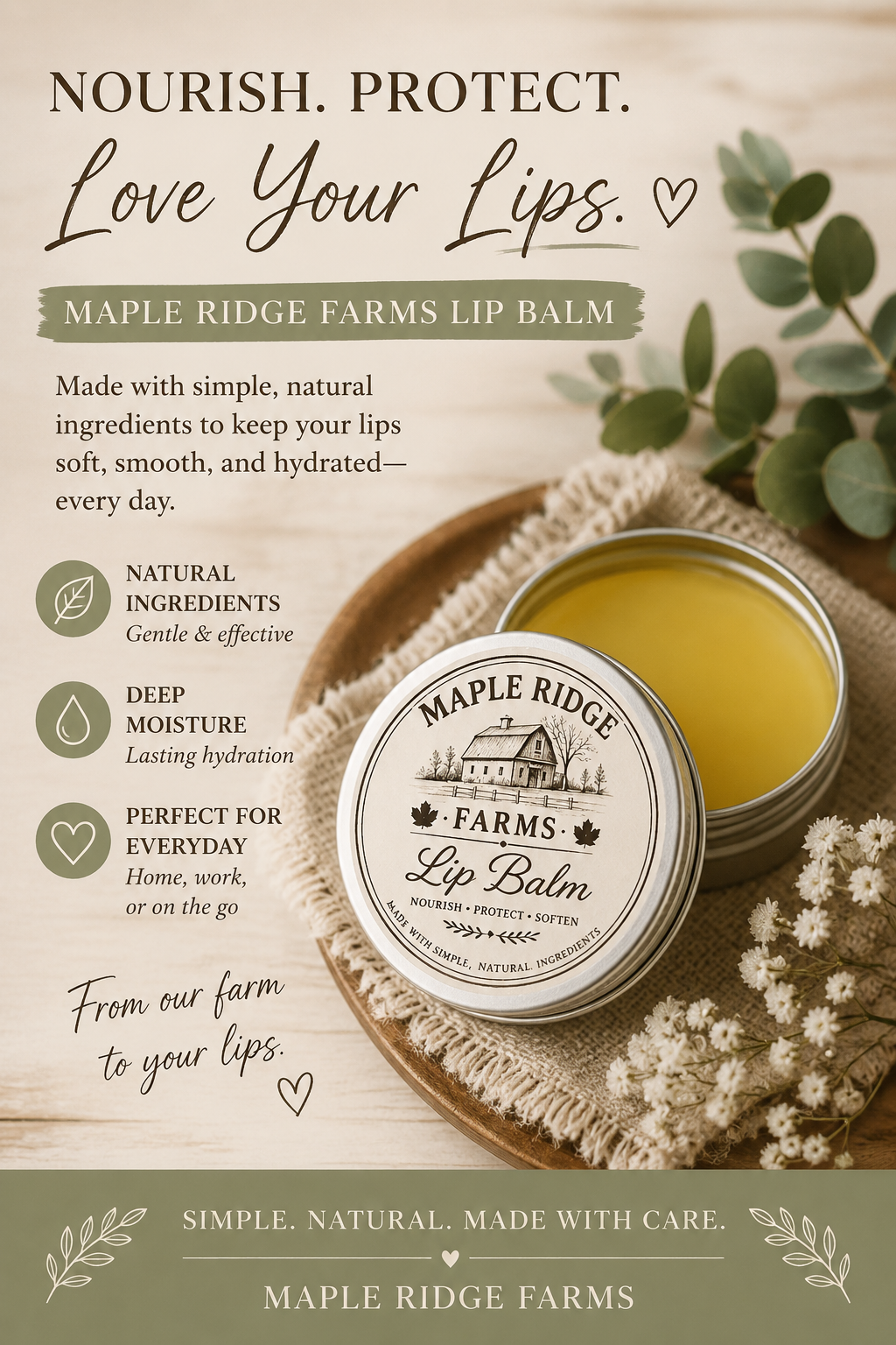 Maple Ridge Farms Lip Balm