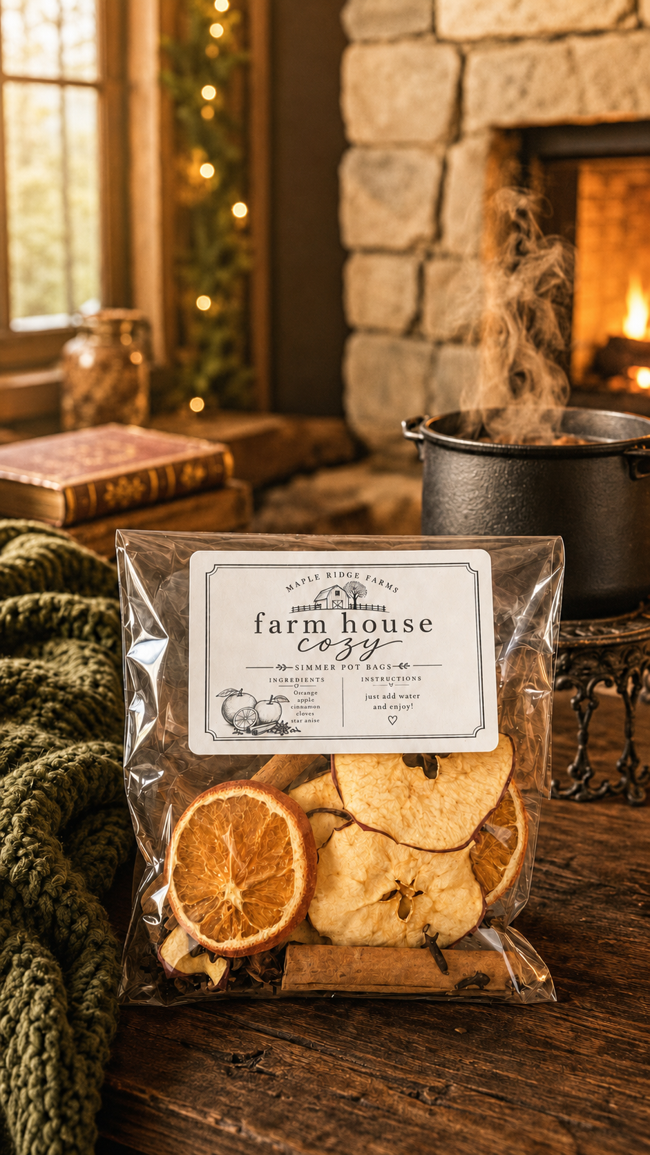 Farm House Cozy Simmer Pot Bag