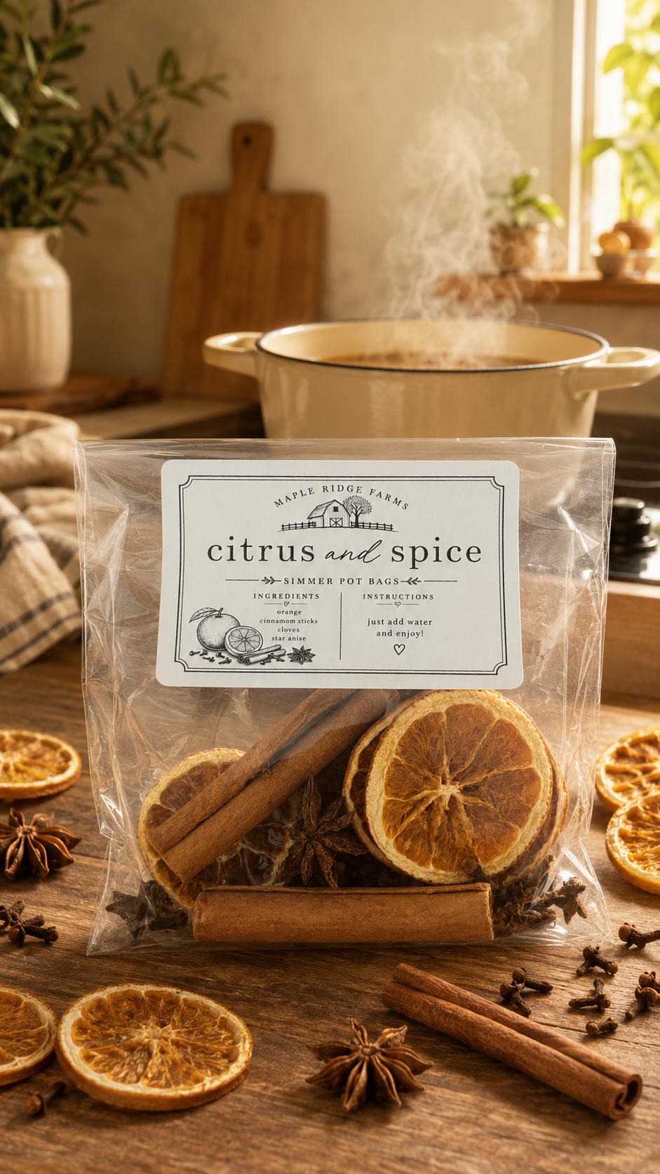 Citrus & Spice Simmer Pot Bag
