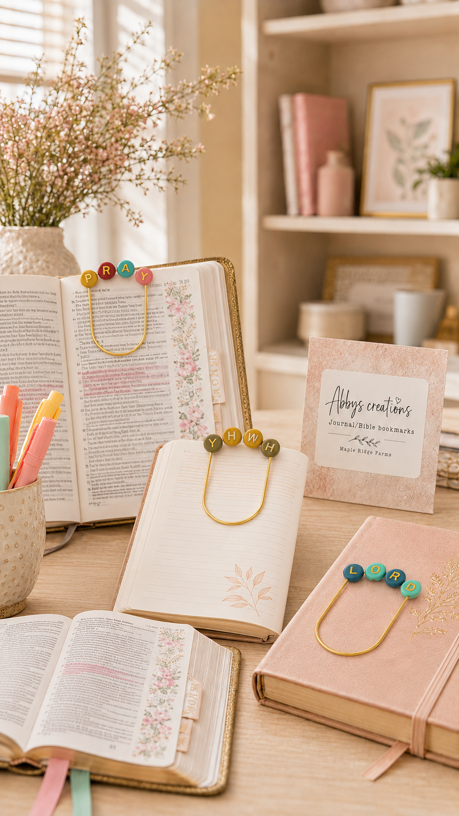 Abby's Creations Journal & Bible Bookmarks