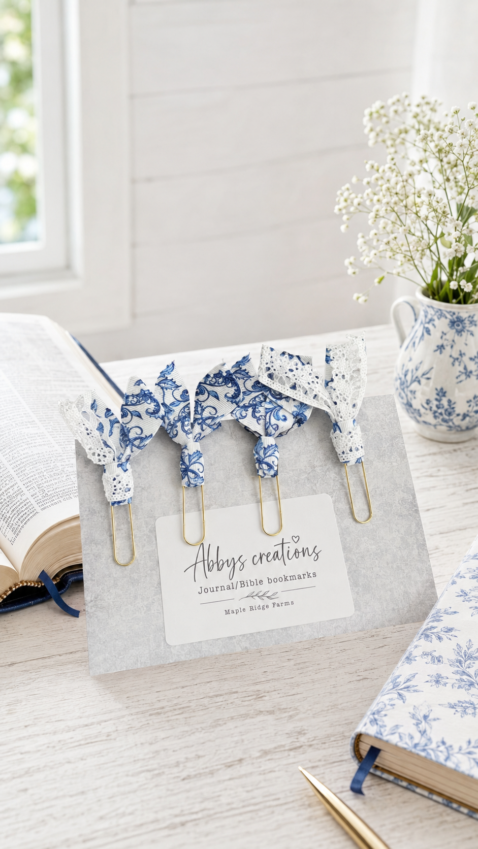 Abby's Creations Journal & Bible Bookmarks