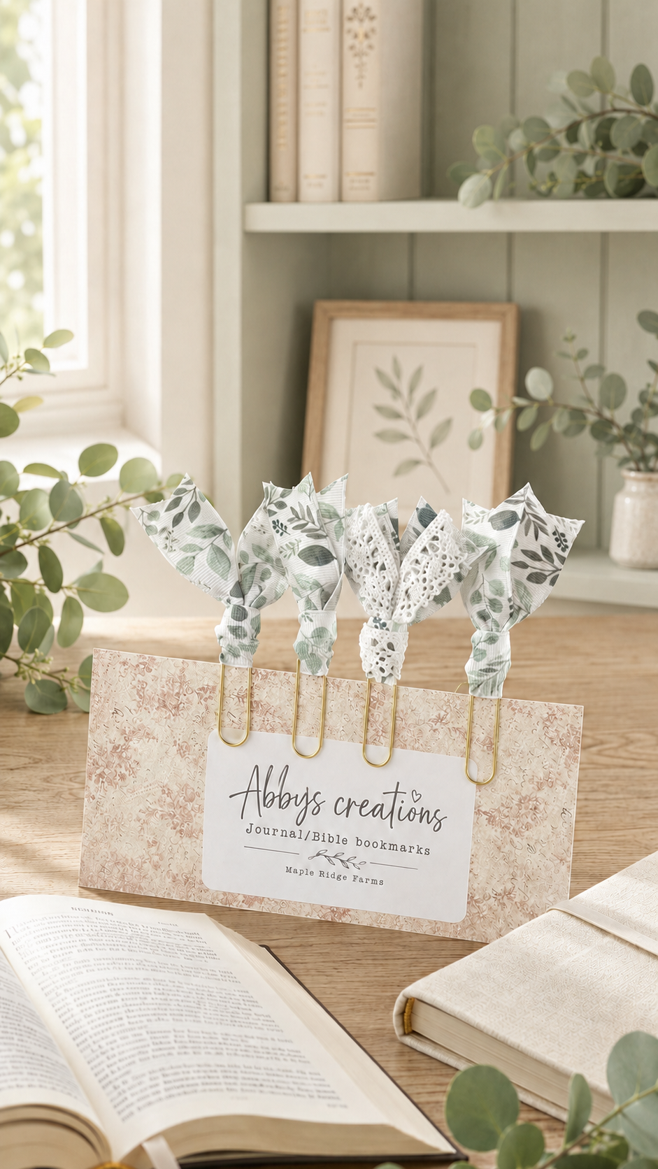 Abby's Creations Journal & Bible Bookmarks